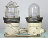 2 Vintage Ships Passageway Painted Lights