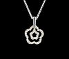 Delicate Gem Diamond Pendant on Chain