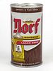 1966 Dorf Bohemian Lager Beer 12oz  T59-06 Ring Top Chicago, Illinois