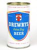 1958 Drewrys Extra Dry Beer 12oz  57-05.1 Flat Top South Bend, Indiana