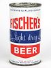 1958 Fischer's Light Dry Beer 12oz  63-27 Flat Top Cumberland, Maryland
