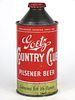 1948 Goetz Country Club Beer 12oz  165-14 High Profile Cone Top St. Joseph, Missouri
