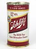 1957 Schlitz Beer 12oz  128-36 Flat Top Kansas City, Missouri