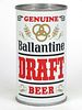 1963 Ballantine Draft Beer 12oz  34-23 Flat Top Newark, New Jersey