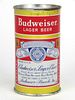 1952 Budweiser Lager Beer 12oz  44-30 Flat Top Newark, New Jersey