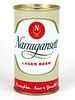 1967 Narragansett Lager Beer 12oz  T96-02.2 Ring Top Cranston, Rhode Island