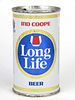 1963 Long Life Beer 11Â½oz Flat Top Burton-on-Trent, Staffordshire