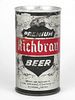 1964 Richbrau Premium Beer 12oz  T116-05.1z Zip Top Richmond, Virginia