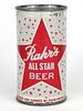 1958 Rahr's All Star Beer 12oz  117-21 Flat Top Green Bay, Wisconsin