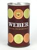 1963 Weber Special Premium Beer 12oz  T134-05 Zip Top La Crosse, Wisconsin