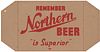 1940 Northern Beer cardboard case cover  Superior, Wisconsin
