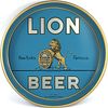 1939 Lion Beer 13 inch tray  New York, New York