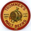 1935 Trommer's Malt Beers 12 inch tray  Brooklyn, New York