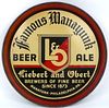 1935 Famous Manayunk Beer & Ale 12 inch tray  Philadelphia, Pennsylvania