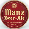 1939 Manz Beer - Ale 13 inch tray  Philadelphia, Pennsylvania