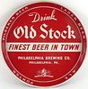 1947 Old Stock Beer 12 inch tray  Philadelphia, Pennsylvania