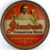 1933 Standard Scranton Beer 12 inch tray  Scranton, Pennsylvania