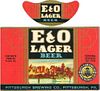 1937 E&O Lager Beer 12oz  PA97-19 Pittsburgh, Pennsylvania