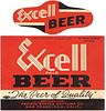 1936 Excell Pale Beer 11oz  WS12-13V Los Angeles, California