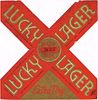 1941 Lucky Lager Extra Dry Beer 11oz  WS37-22V Vancouver, Washington