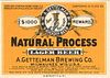 1934 Natural Process Lager Beer 12oz  WI341-08 Milwaukee, Wisconsin