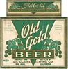 1937 Old Gold Beer 11oz  WS52-11 San Jose, California