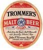 1940 Trommer's Malt Beer 12oz  ES103-24 Orange, New Jersey