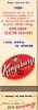 1953 Kingsbury Pale Beer 113mm WI-KINGSB-8 - Haven Motel and Bar Â½ mile E of Highway 41 & A Sheboygan
