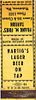 1937 Hartig's Lager Beer 115mm WI-HARTIG-10 - Frank M. Fries' Tavern 5th & Clyman Watertown