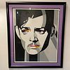 Signed EARL HUBBARD The King CLARK GABLE Lithograph