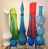 Collection Tall VIKING Glass Vases 