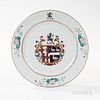 Export Porcelain Armorial Charger