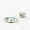 Rare Export Porcelain Teacup and Saucer