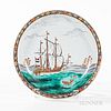 Export Porcelain Maritime Plate