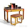 Rorimer-Brooks Art Deco Desk/Dressing Table and Stool