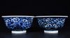 A Pairof Chinese Blue & White Bowls