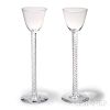 Pair of Steuben Toasting Goblets with Airtwist Stems