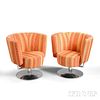 Pair of COR Swivel Chairs, Probably Peter Maly