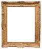 Regency period frame. France, early 18th century. 
Carved wood. With traces of gilding.