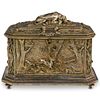 19th Cent. A.B. Paris Silver Bronze Figural Casket Box
