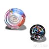 Two Optical Paperweight Sculptures