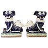 Pair of Chinese Ceramic Foo Dogs