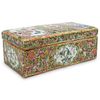 Antique Rose Mandarin Porcelain Box
