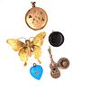 A Lot Of Antiques Stainless Pendants & broochesÂ 