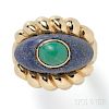 14kt Gold and Hardstone Ring, Tambetti