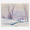 Emile Albert Gruppe (American, 1896–1978) Winter Twilight