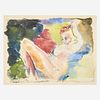 Arthur Beecher Carles (American, 1882-1952) Lounging Nude