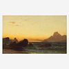 Samuel Colman (American, 1832-1920) Capri at Sunset
