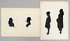 Peggy Newall, Lot of 4 Silhouettes