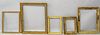 Lot of Five French Empire Frames